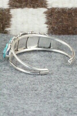 Turquoise and Sterling Silver Bracelet - Pricilla Reeder