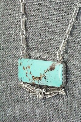 Turquoise & Sterling Silver Necklace - Greg Yazzie