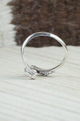 Coral & Sterling Silver Ring - Harris Largo - Size 10
