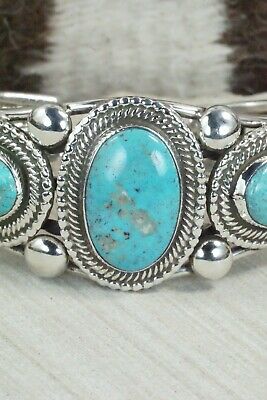 Turquoise & Sterling Silver Bracelet - Rick Martinez