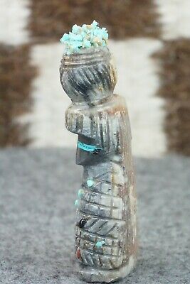 Corn Maiden Zuni Fetish Carving - Carl Etsate