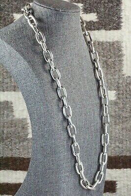 Sterling Silver Chain Necklace - Lawrence Yazzie