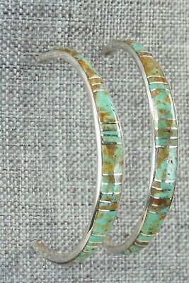Turquoise & Sterling Silver Earrings - K Peina