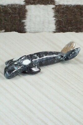 Whale Zuni Fetish Carving - Todd Etsate