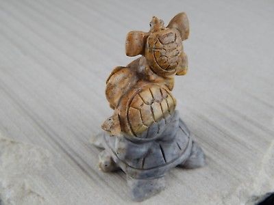 Turtles Zuni Fetish Carving - Ron Laahty - High Lonesome Trading