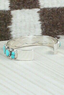 Turquoise & Sterling Silver Bracelet - Darlene Begay