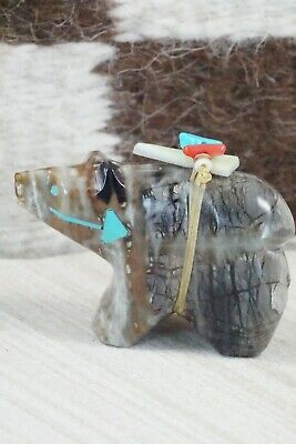 Bear Zuni Fetish Carving - Stewart Alanzo