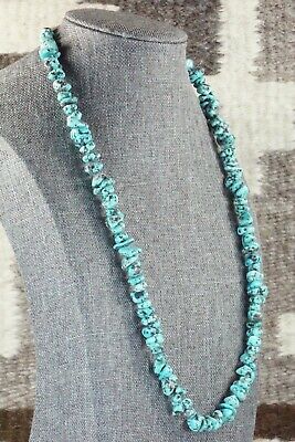 Turquoise & Sterling Silver Necklace - Louise Joe