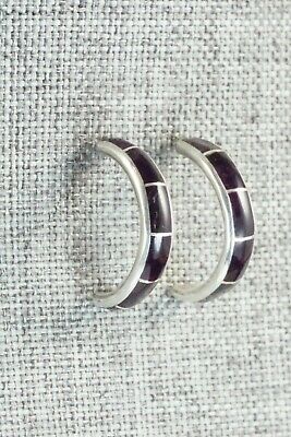 Spiny Oyster & Sterling Silver Earrings - Val Laate