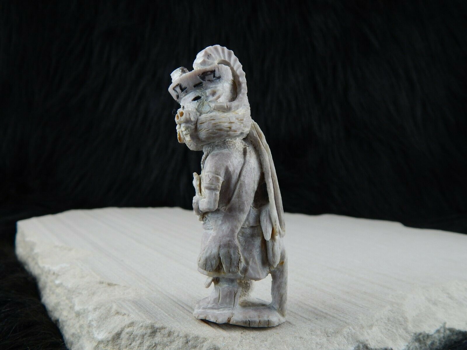 Dancer Zuni Fetish Carving - Lewis Malie Jr. - High Lonesome Trading