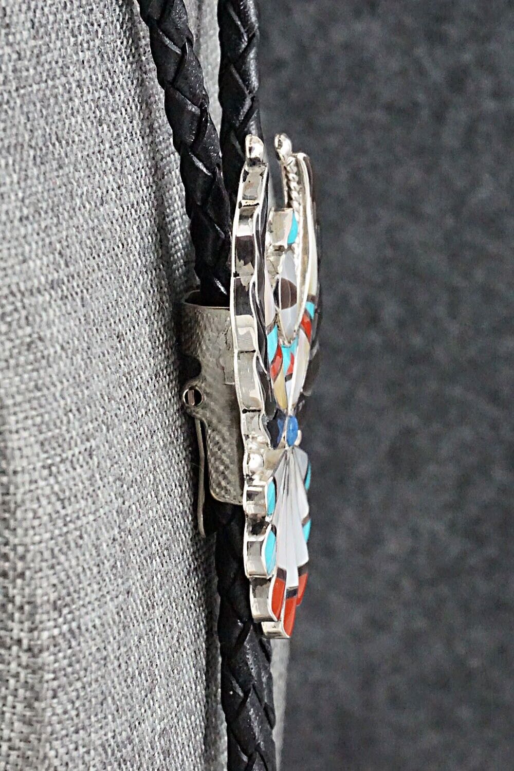 Multi Stone & Sterling Silver Bolo Tie - Verdel Niiha
