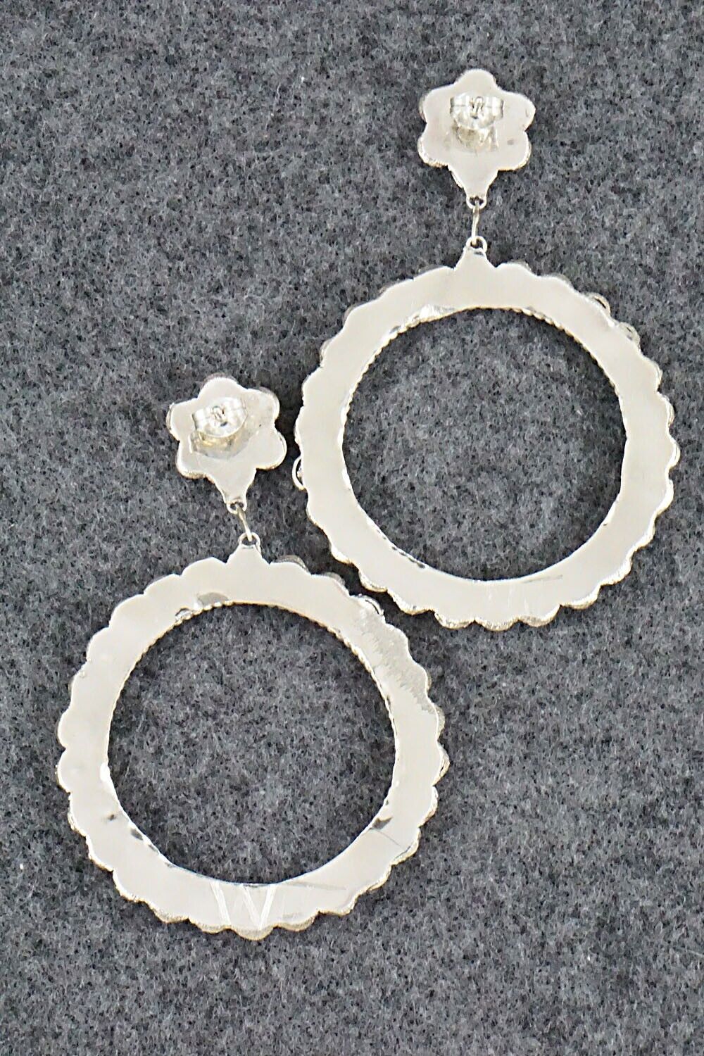 Turquoise & Sterling Silver Earrings - Waylon Johnson