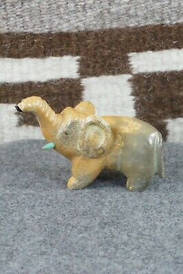 Elephant Zuni Fetish Carving - Enrike Leekya