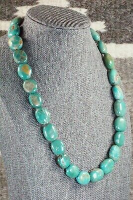 Turquoise & Sterling Silver Necklace - Navajo