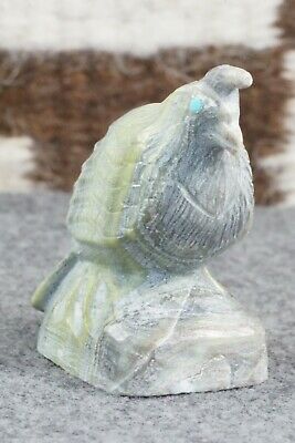 Quail Zuni Fetish Carving - Derrick Kaamasee