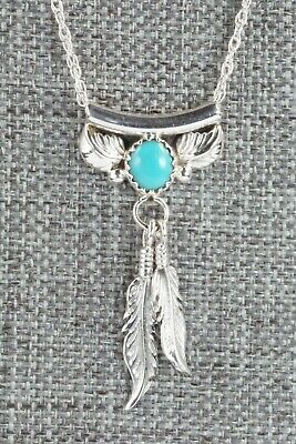 Turquoise & Sterling Silver Necklace - Sharon McCarthy