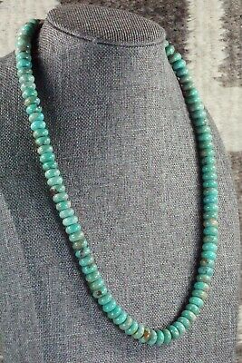 Turquoise & Sterling Silver Necklace - Navajo