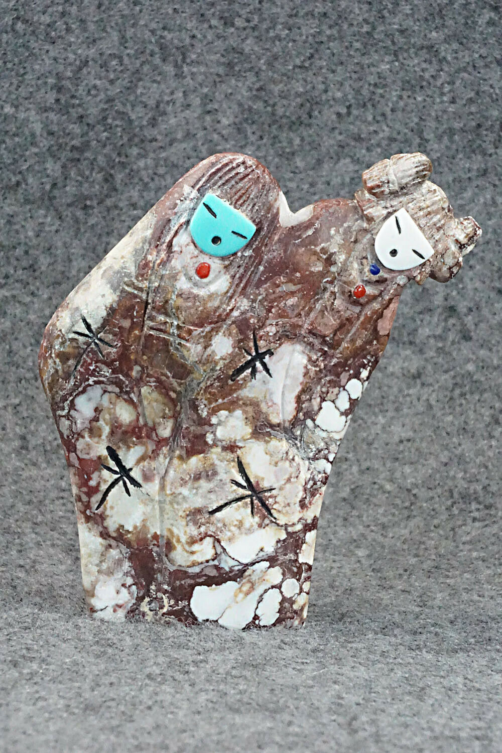 Corn Maiden Zuni Fetish Carving - Sandra Quandelacy