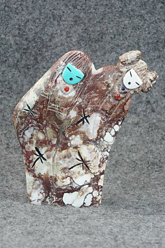 Corn Maiden Zuni Fetish Carving - Sandra Quandelacy