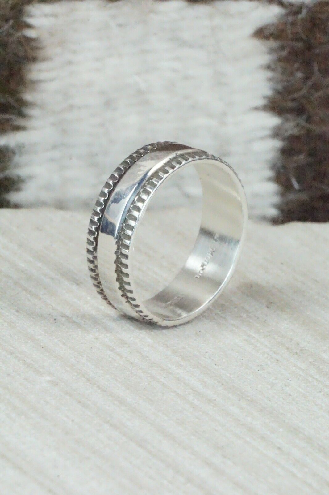 Sterling Silver Ring - Bruce Morgan - Size 11.5