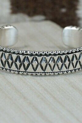 Navajo Sterling Silver Bracelet - Jonathan Nez