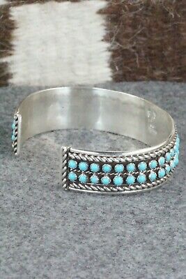Turquoise & Sterling Silver Bracelet - Falencia Yazzie
