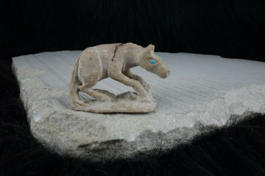 Horse Zuni Fetish Carving - Jerrold Lahaleon - High Lonesome Trading