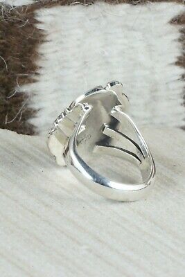 Turquoise & Sterling Silver Ring - Irvin Tsosie - Size 9