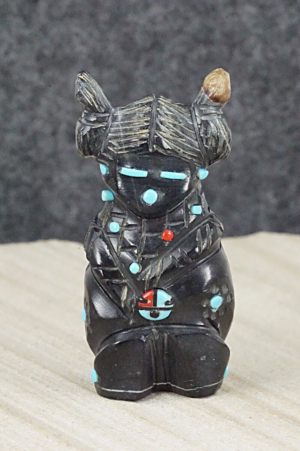 Corn Maiden Zuni Fetish Carving - Danette Laate