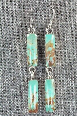 Turquoise & Sterling Silver Earrings - Irvin Tsosie