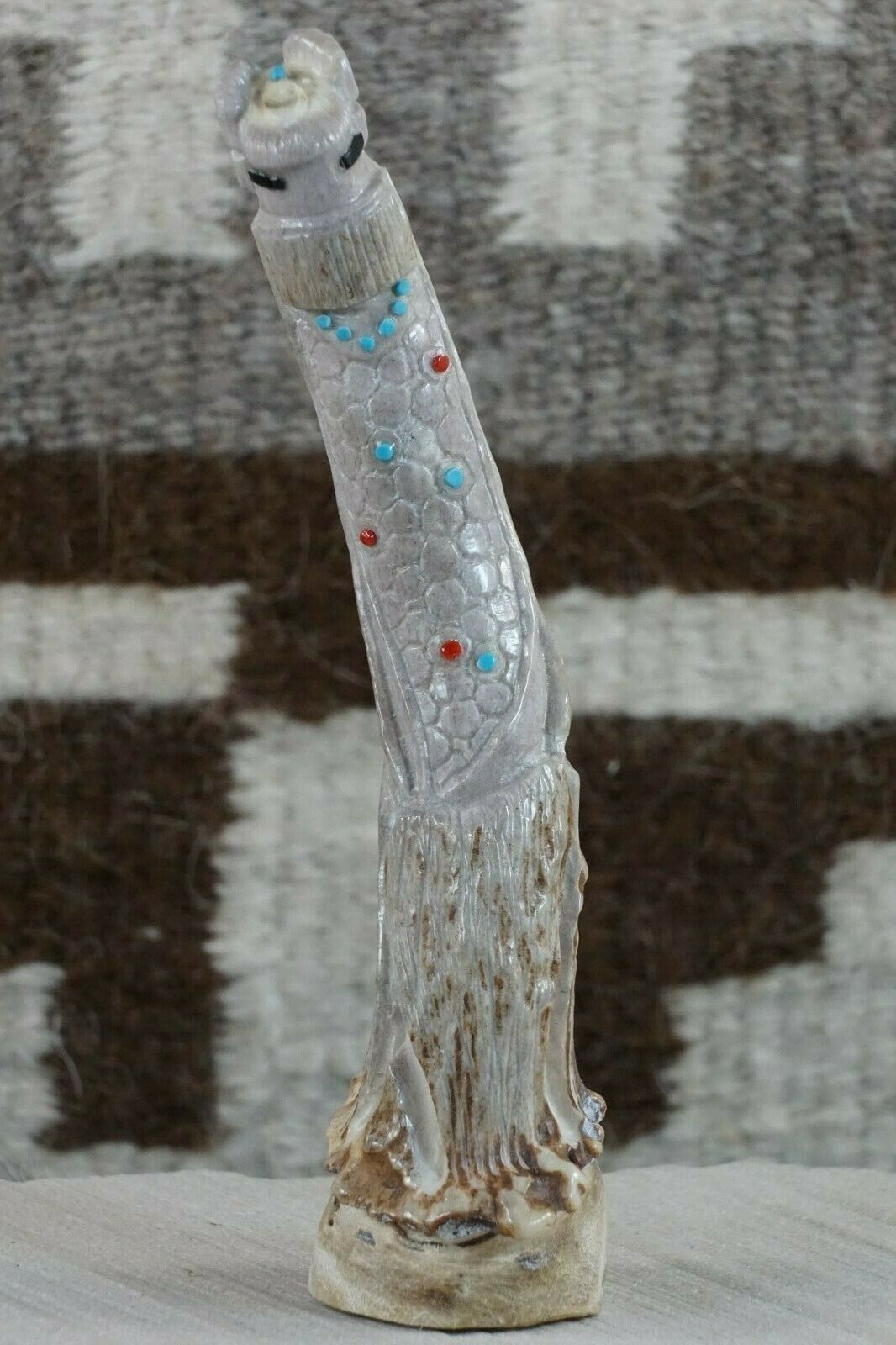 Corn Maiden Zuni Fetish Carving - Derrick Kaamasee - High Lonesome Trading