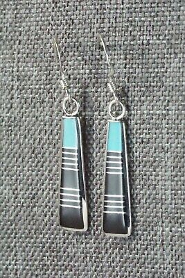Turquoise & Sterling Silver Earrings - Valentine Laate