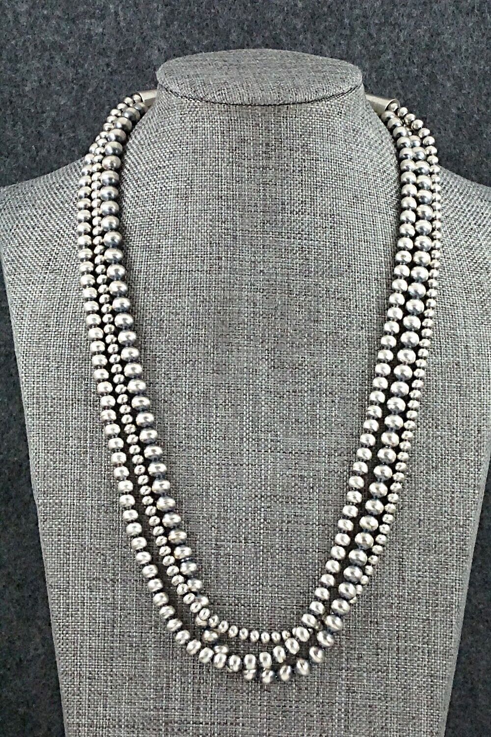 Sterling Silver Navajo Pearl Necklace - Jan Mariano