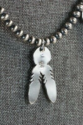Navajo Turquoise & Sterling Silver Necklace - Bobby Platero