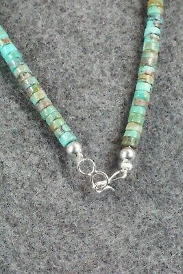 Turquoise & Sterling Silver Necklace - Navajo