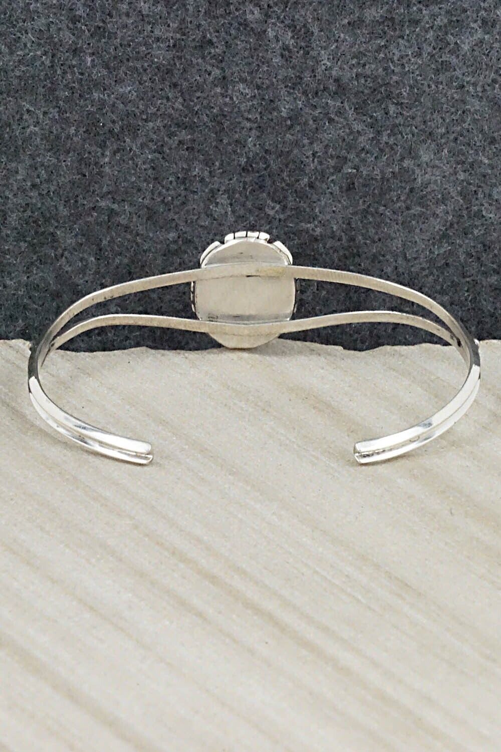 Opalite & Sterling Silver Bracelet - Amos Begay