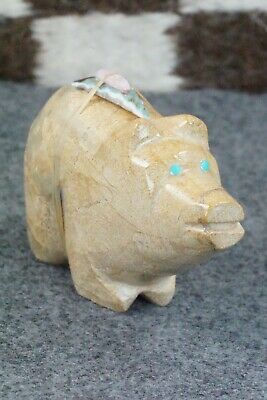 Bear Zuni Fetish Carving - Delvin Leekya