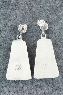 Spiny Oyster & Sterling Silver Earrings - Annie Spencer