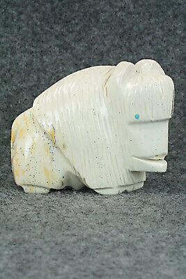 Buffalo Zuni Fetish Carving - Gilbert Lonjose