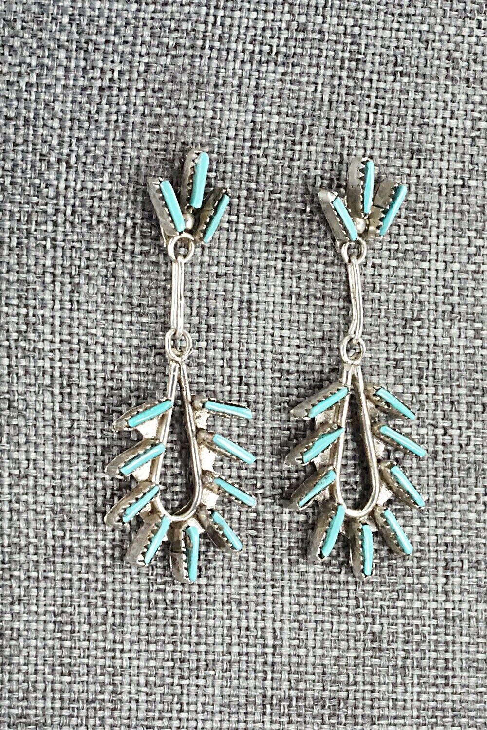 Turquoise & Sterling Silver Earrings - Arlene Quam