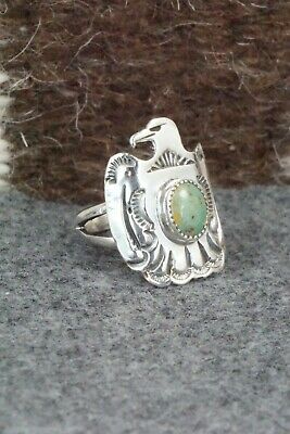 Turquoise & Sterling Silver Ring - Lee Shorty - Size 4.75