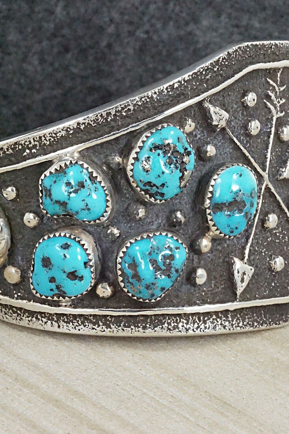 Turquoise & Sterling Silver Bracelet - Delbert Arviso