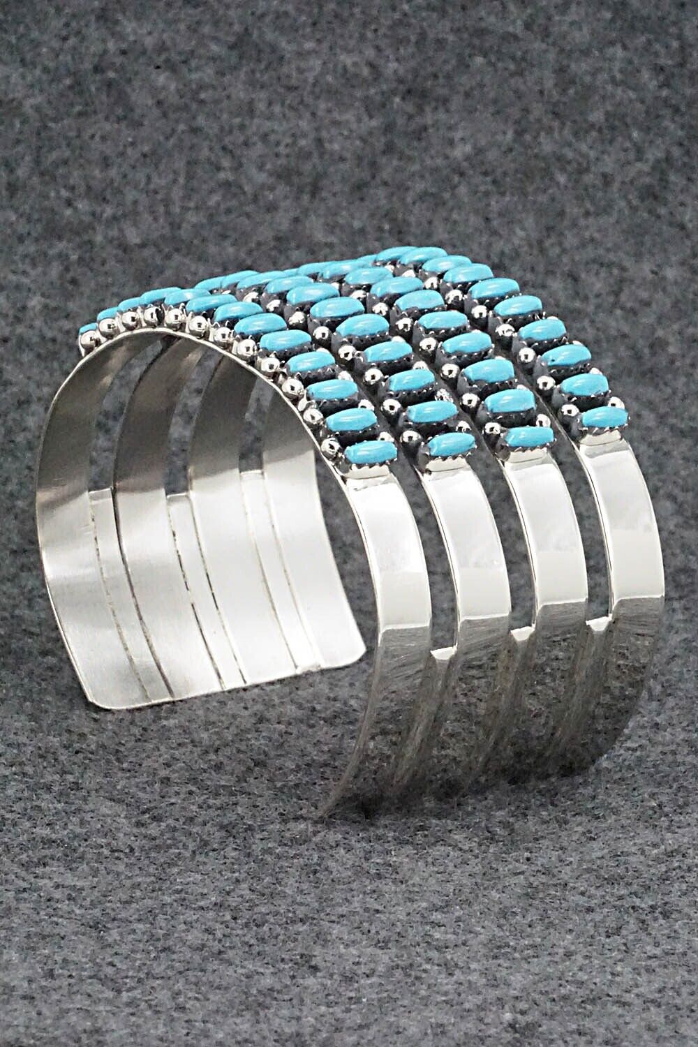 Turquoise & Sterling Silver Bracelet - Veronica Martza