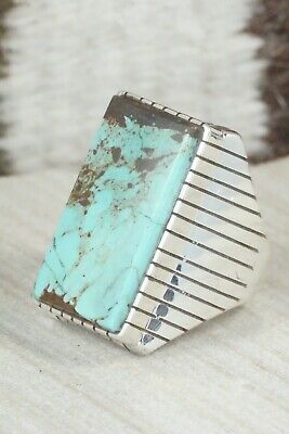 Turquoise and Sterling Silver Ring - Ray Jack - Size 11.25