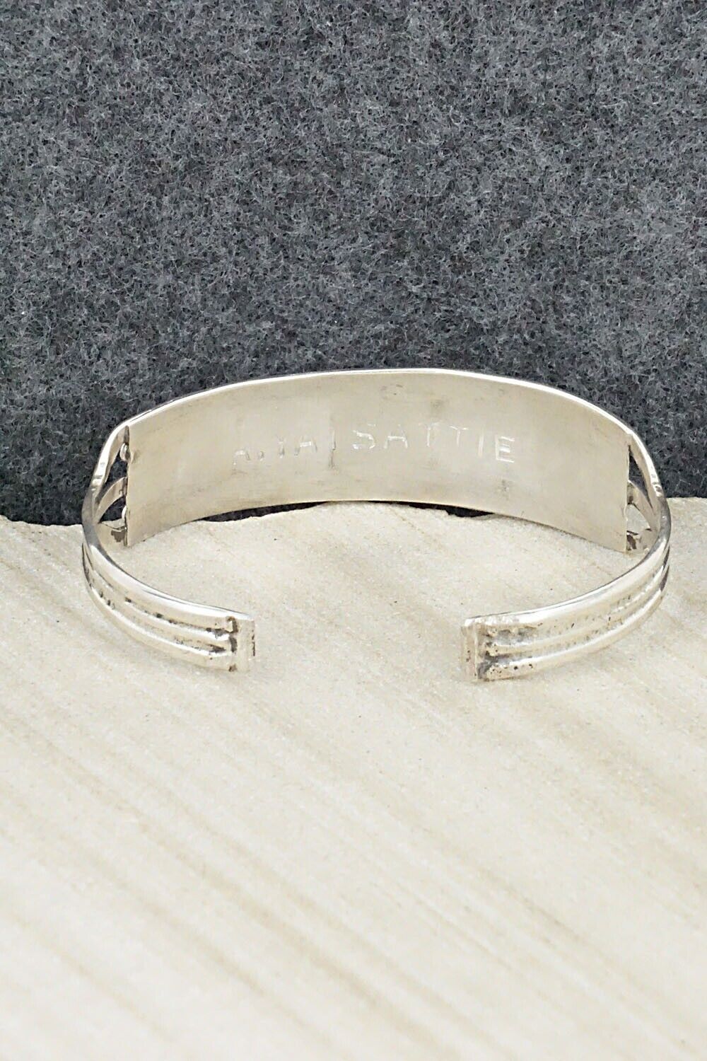Turquoise & Sterling Silver Bracelet - Ronald Yatsattie