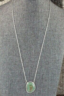Navajo Turquoise & Sterling Silver Necklace - Annie Spencer