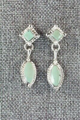 Turquoise & Sterling Silver Earrings - Bucky Belin