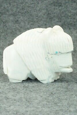Buffalo Zuni Fetish Carving - Gilbert Lonjose