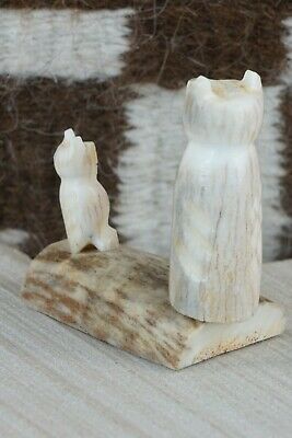 Owl Zuni Fetish Carving - Brandon Phillips