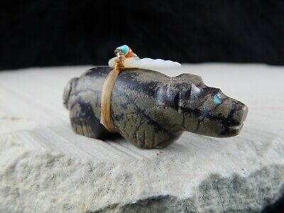 Bear Zuni Fetish Carving- Peter Gasper - High Lonesome Trading